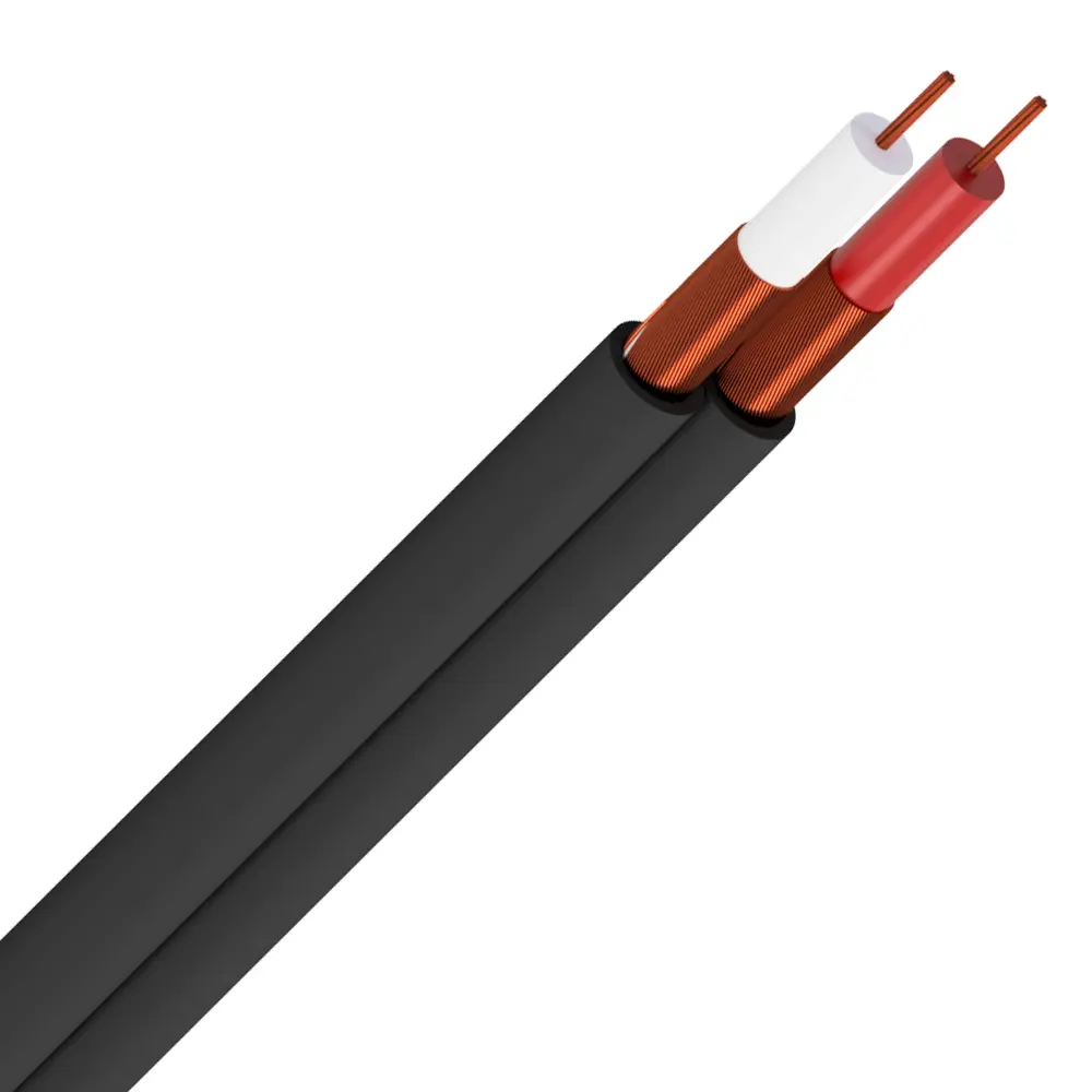 Cabos Philips com condutores de cobre e revestimento preto, indicados para áudio, som estéreo e equipamentos eletrônicos.