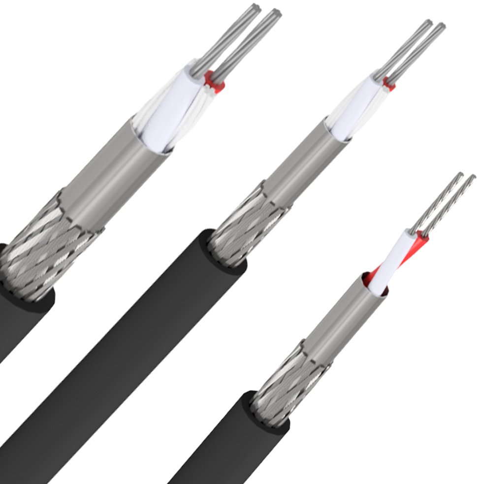 Cabos para microfone com blindagem e condutores internos, ideais para áudio profissional, estúdios e apresentações ao vivo.