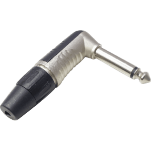 Conector REAN P10(m) Mono 90° (REAN RP2RC) (1pç).