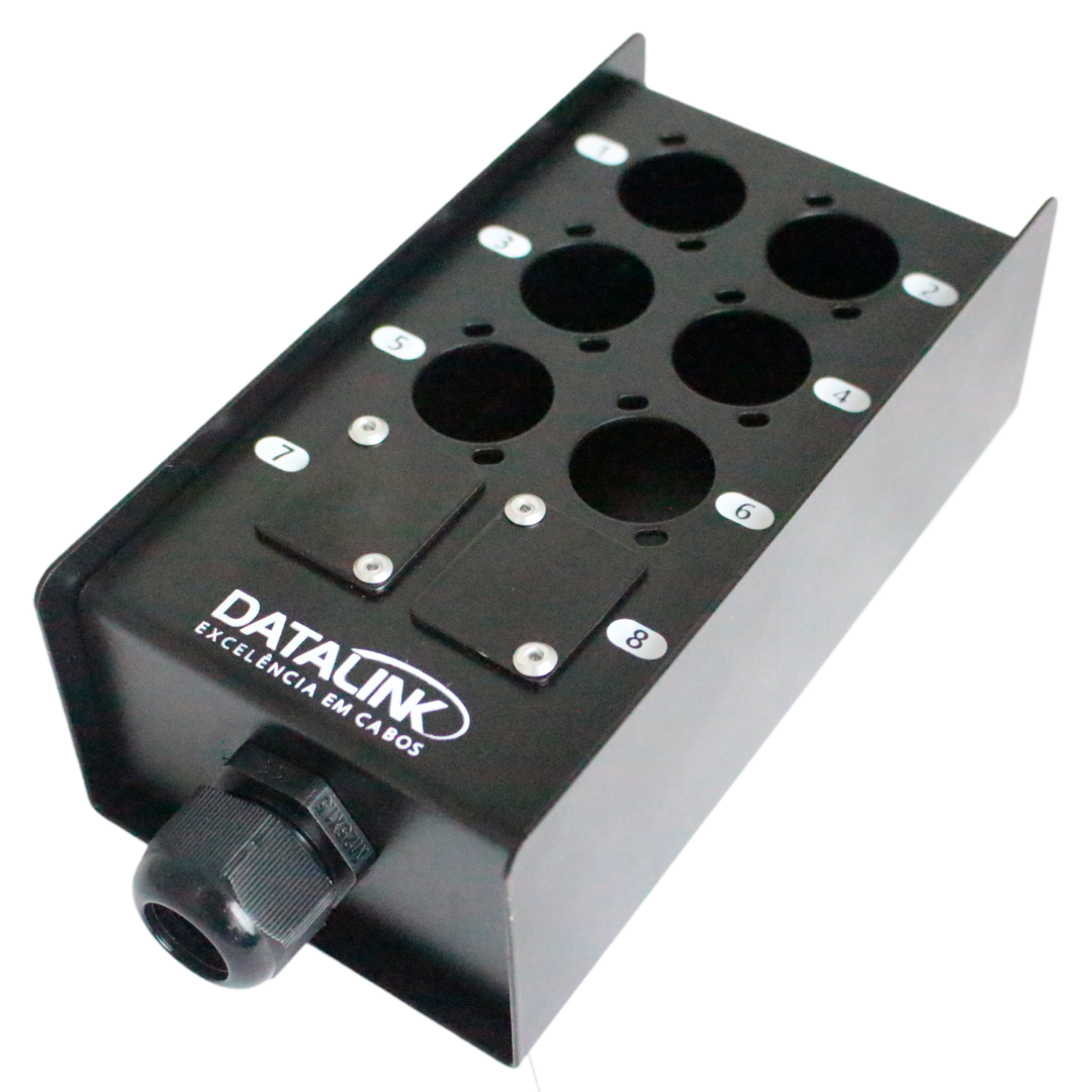 Caixa p/ MultSound Retangular 06 posições.