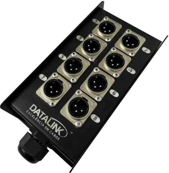 Caixa p/ MultSound Retangular 06 posições.