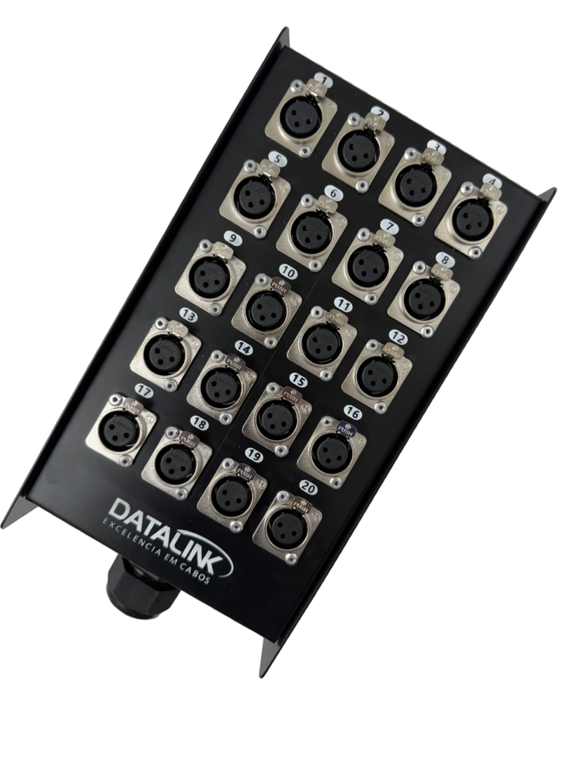 Caixa p/ MultSound Retangular 48 posições.