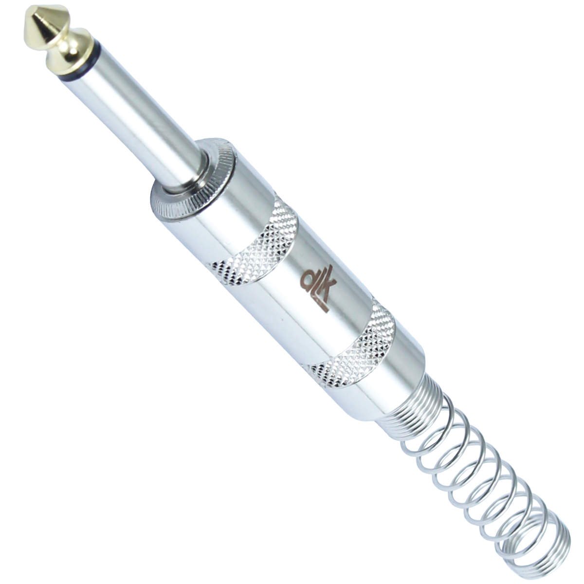 Conector P10M com mola Mono.