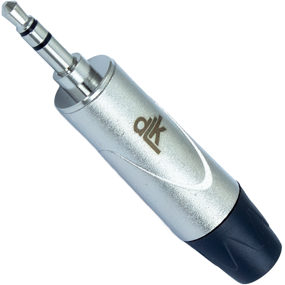 Conector P2 macho stereo 6mm capa injetada.