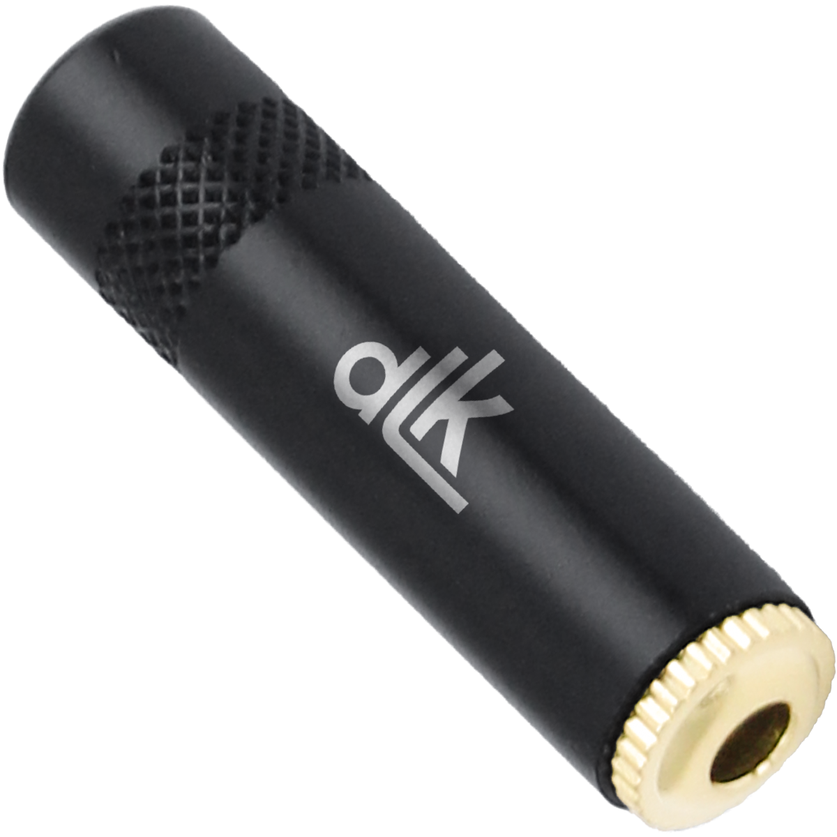 Conector Som DLK P2(f) Estéreo Ø 6 mm Capa preta.