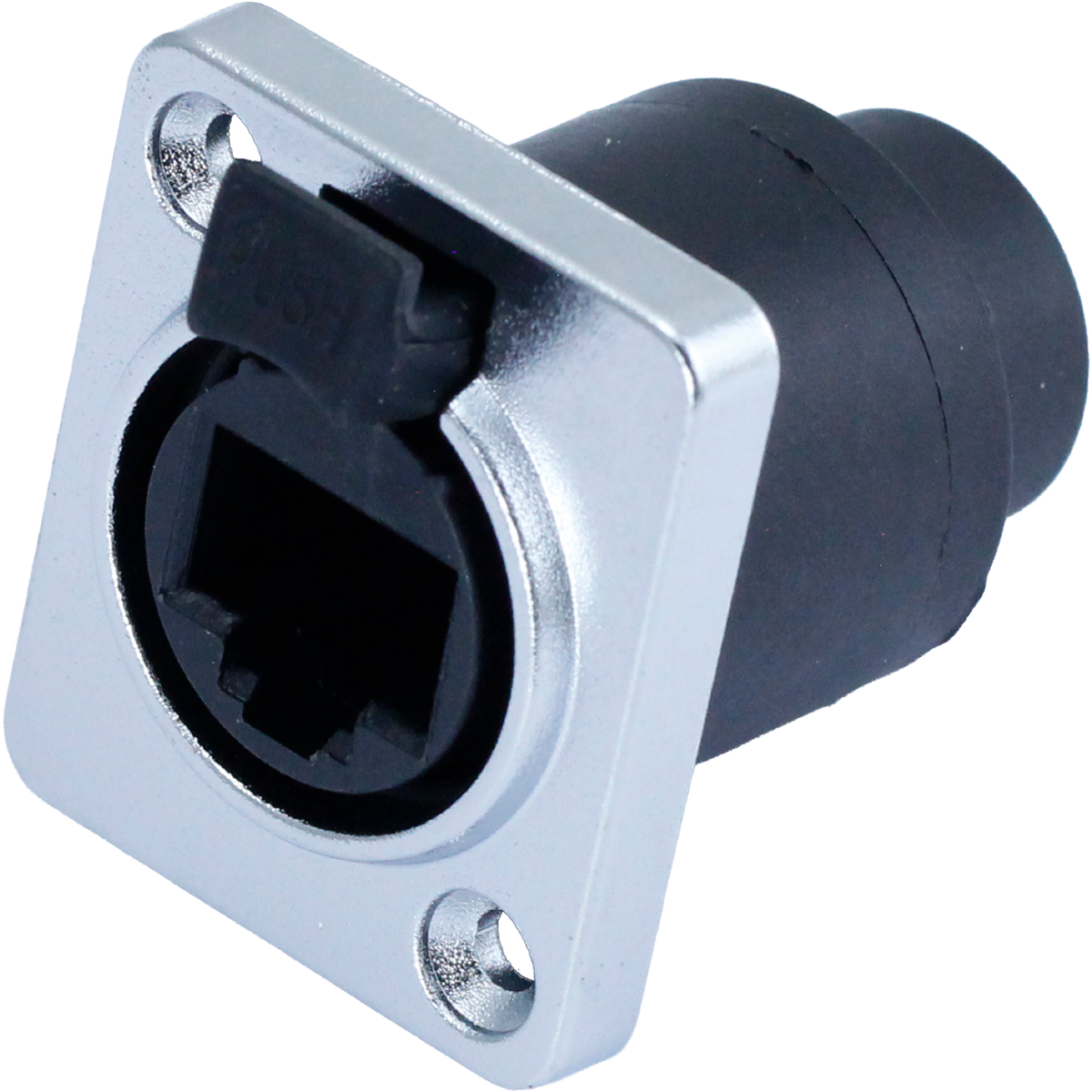 Conector 2 x RJ45 fêmea fêmea Painel.