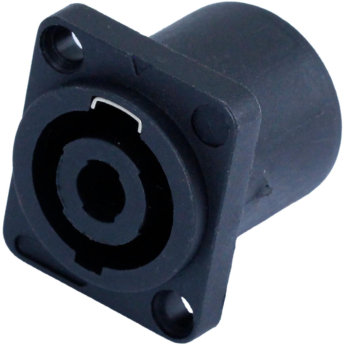 Conector SpeakOn painel Quadrado 4 Polos.