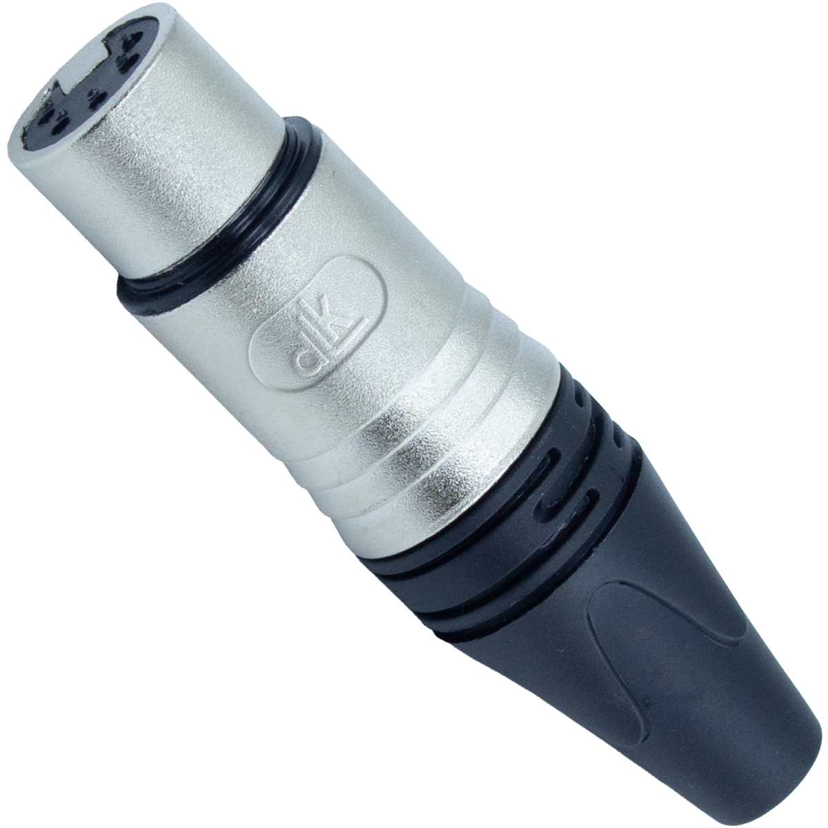 Conector XLR fêmea 5 polos linha.